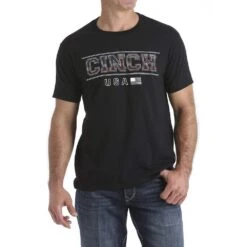 Cinch Men's Black Graphic T-Shirt