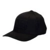 Cinch Men's Black On Black Flag Embroidered Cap