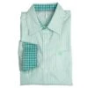 Cinch Women's Green, Blue And White Stripe Button Down Western Shirt