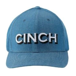 Men's Cinch Blue FlexFit Cap