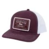 Cinch Burgundy Casino Patch Cap