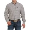 Cinch Men's Khaki Plaid Shirt