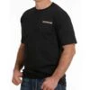 Cinch Men's Black Graphic Logo Short Sleeve T-Shirt