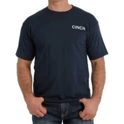Cinch Men's On The Road Navy T-Shirt