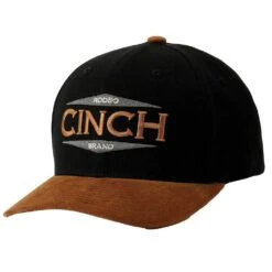 Cinch Men's Black And Brown Cap