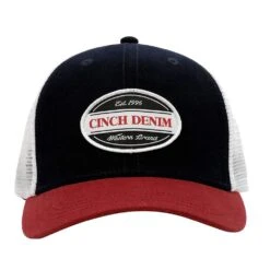 Cinch Men's Navy And Red Cap