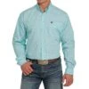 Cinch Men's Light Blue Button-Down Western Shirt