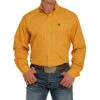 Cinch Men's Yellow Printed Button-Down Western Shirt