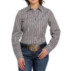 Cinch Women's Tencel Button-Down Western Shirt
