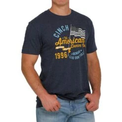 Cinch Men's American Graphic Tee