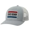 Cinch Men's Grey Denim Patch Cap