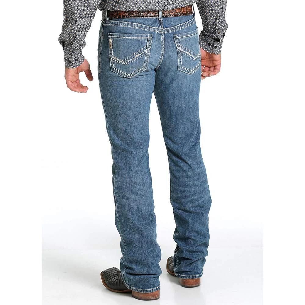 Cinch Men's Ian Medium Stonewash Boot Cut Jean 1 Cinch Men's Ian Medium Stonewash Boot Cut Jean