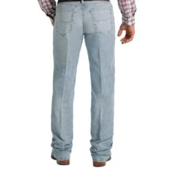 Cinch Men's Ian Slim Fit Light Stonewash Jean