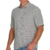 Cinch Men's Striped Short Sleeve Arenaflex Polo Shirt
