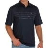 Cinch Men's Navy Short Sleeve Arenaflex Polo Shirt