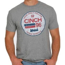 Cinch Men's Carbon 96 Graphic Tee