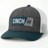 Cinch Men's Black And Teal Tucker Cap