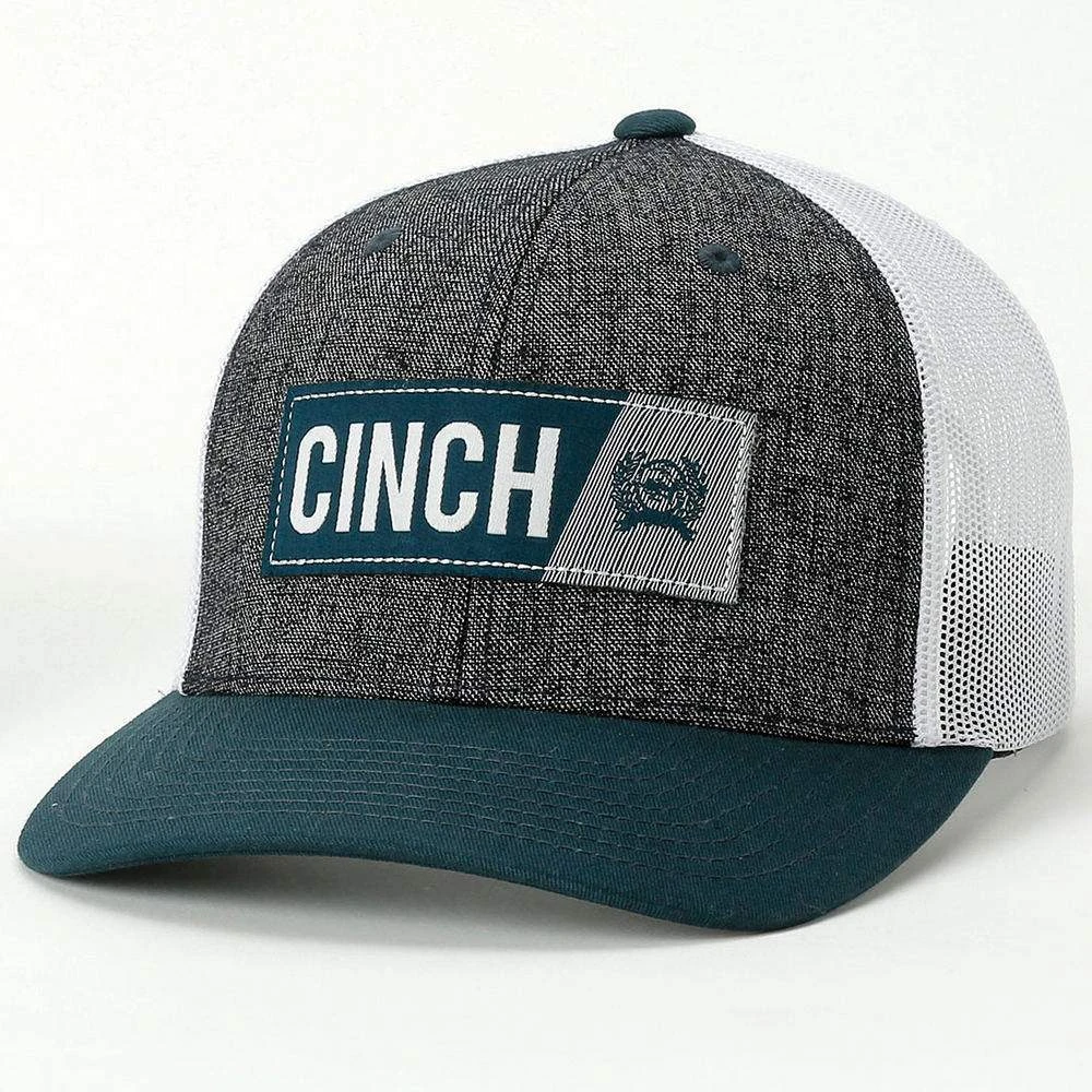 Cinch Men's Black And Teal Tucker Cap 1 Cinch Men's Black And Teal Tucker Cap