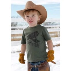 Cinch Boys Green Short Sleeve Tee