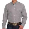 Cinch Men's Purple Stripe Button-Down