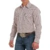 Cinch Men's Geometric Print Western Snap Shirt