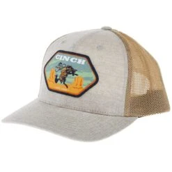 Cinch Men's Tan Trucker Cap