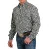 Cinch Men's Paisley Print Button Down Shirt