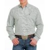 Cinch Men's Geometric Print Button Down Shirt