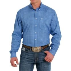 Cinch Men's Geometric Print Arena Flex Button Down