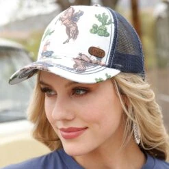 Cinch Womens Print Trucker Cap
