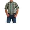 Cinch Mens Plaid S/S Shirt