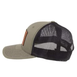 Cinch Green Leather American Flag Patch Cap -Cinch MCC0800013 2