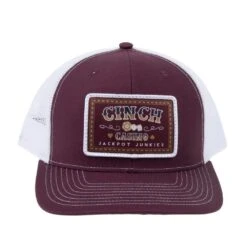 Cinch Burgundy Casino Patch Cap -Cinch MCC0800014 11