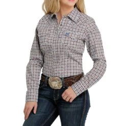 Cinch Women's Striped Button Down Shirt -Cinch MSW9201029 1