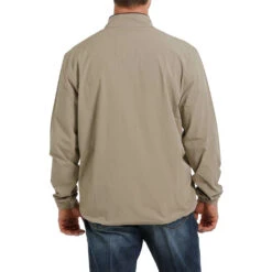 Cinch Men's Khaki Bonded 1/2 Zip Pullover -Cinch MWJ1237002 3