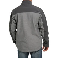 Cinch Mens Concealed Carry Bonded Grey And Black Jacket 5 Cinch Mens Concealed Carry Bonded Grey And Black Jacket -Cinch MWJ1565001 3