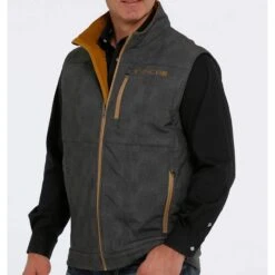 Cinch Men's Bonded Concealed Carry Vest 7 Cinch Men's Bonded Concealed Carry Vest -Cinch MWV1541006 03