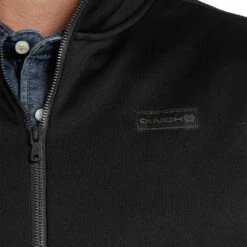 Cinch Men's 1/2 Zip Black Pullover Fleece Vest -Cinch MWV1548002 3
