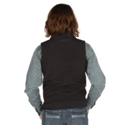 Boys Cinch Black Bonded Vest -Cinch MWV7520002 3