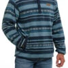 Cinch Cinch Men's Blue Polar Fleece Pullover