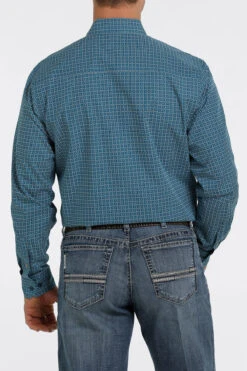 Cinch Cinch Men's Geometric Print Modern Fit Button Down Shirt -Cinch cinch cinch mens geometric print modern fit button 1