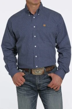 Cinch Cinch Men's Royal Blue Button Down Shirt