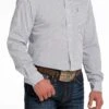 Cinch Cinch Men's White Patterned Shirt