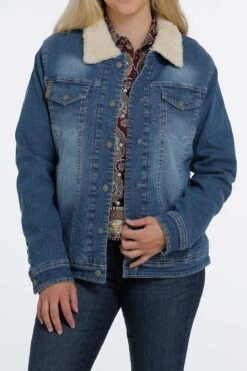 Cinch Cinch Women's Denim Trucker Jacket C4 -Cinch cinch cinch womens denim trucker jacket c4 4