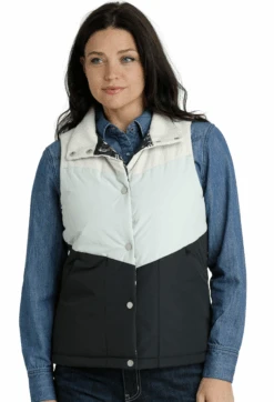 Cinch Cinch Women's Multicolor Puffer Vest