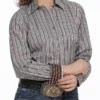 Cinch Cinch Women's Striped Long Sleeve Shirt